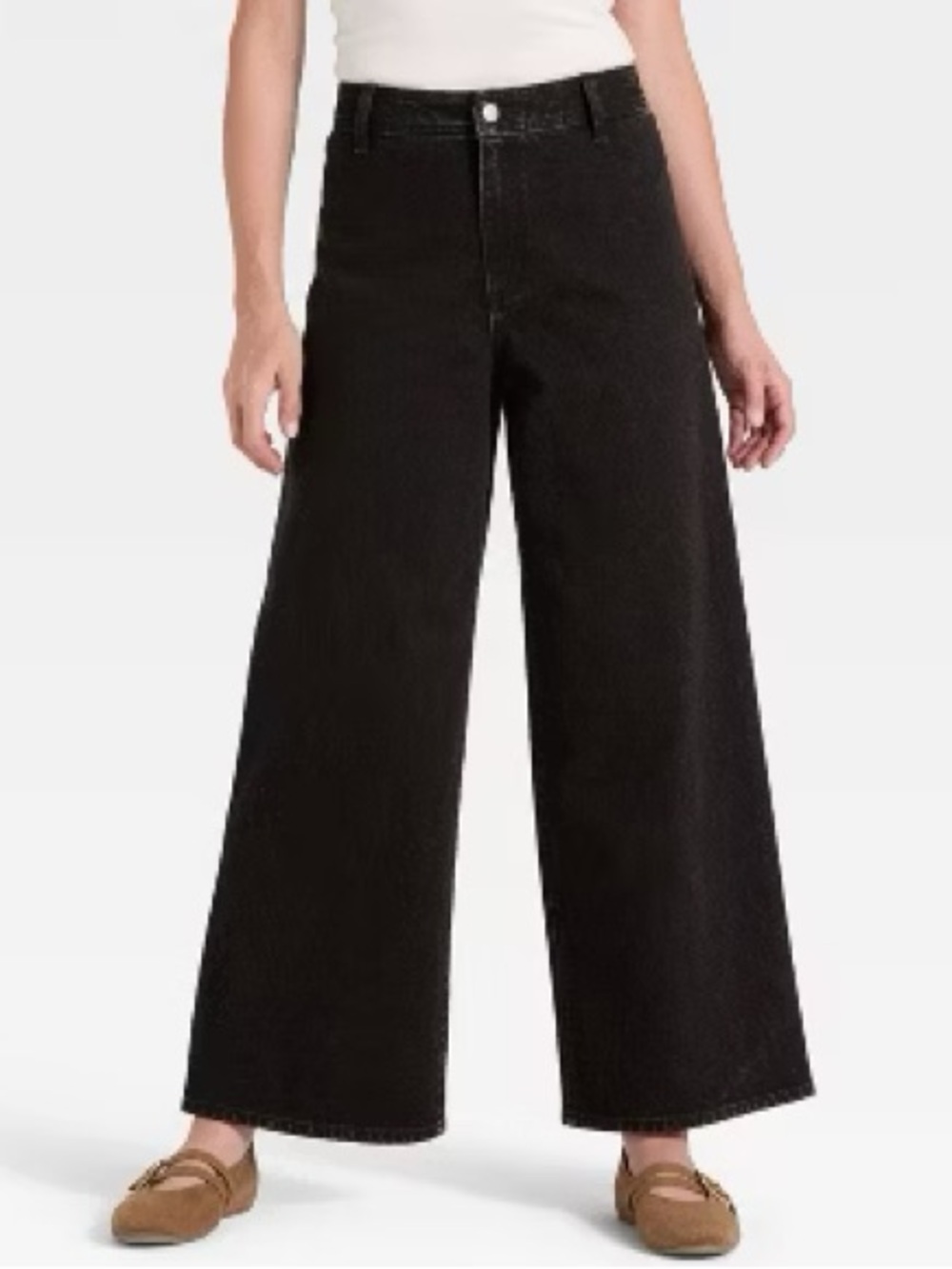 Universal Thread Target Sailor Wide Leg Pants Black Size 6
